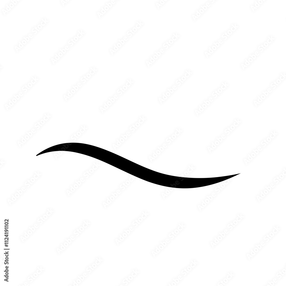 hand drawn black calligraphy swoosh hand drawn black calligraphy swoosh