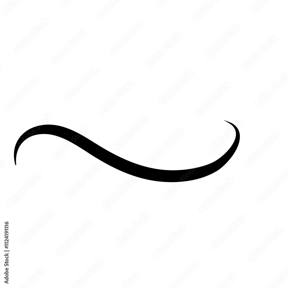 hand drawn black calligraphy swoosh hand drawn black calligraphy swoosh