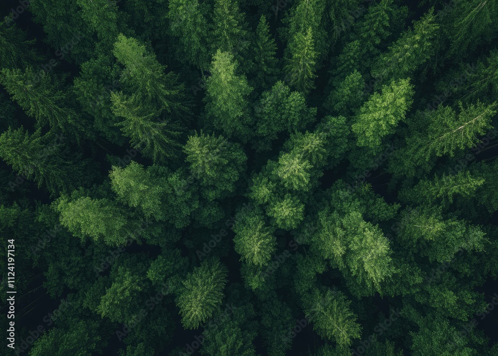 Majestic Forest Canopy: A Breathtaking Aerial View of Lush Trees Majestic Forest Canopy: A Breathtaking Aerial View of Lush Trees