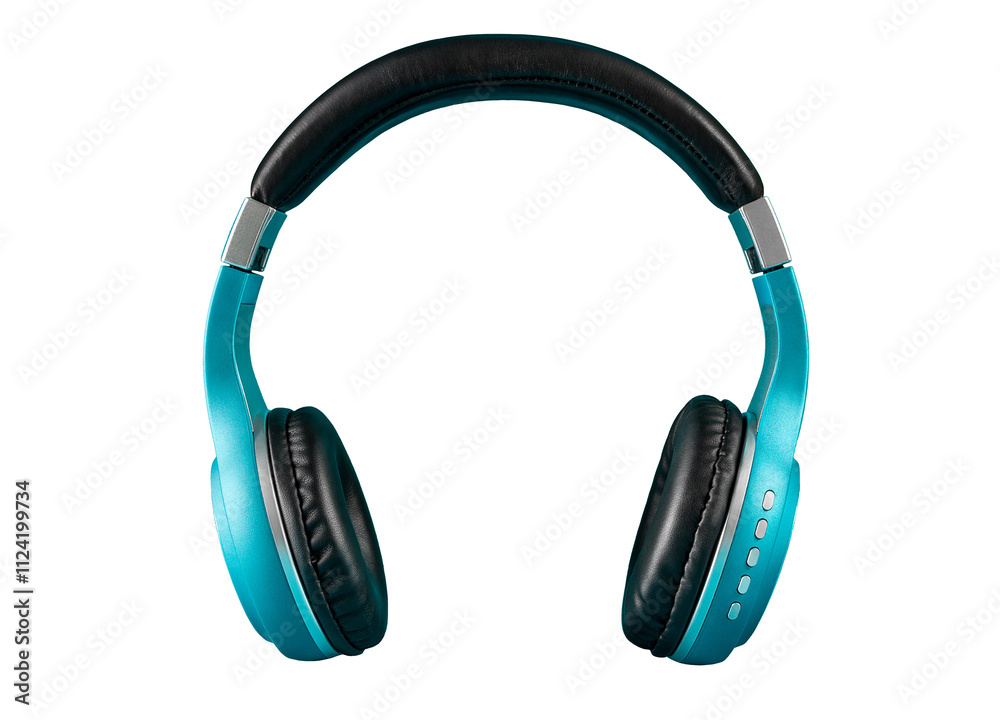 Unbranded headphones on a transparent background. Unbranded headphones on a transparent background.
