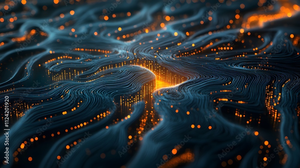 Illustration of a machine learning process featuring artificial intelligence, deep data mining, and machine learning as components of modern computer technology concepts, portrayed in a 3D rendering,
Illustration of a machine learning process featuring artificial intelligence, deep data mining, and machine learning as components of modern computer technology concepts, portrayed in a 3D rendering,