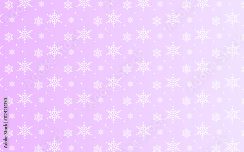 Winter Snowflake pattern Background
