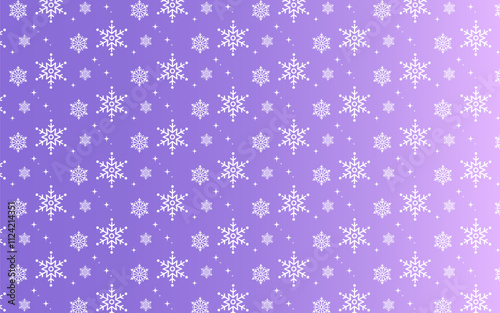 Winter Snowflake pattern Background