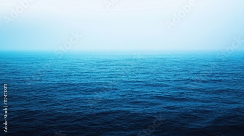Wallpaper Mural A gradient of ocean blues, from shallow turquoise to deep navy Torontodigital.ca