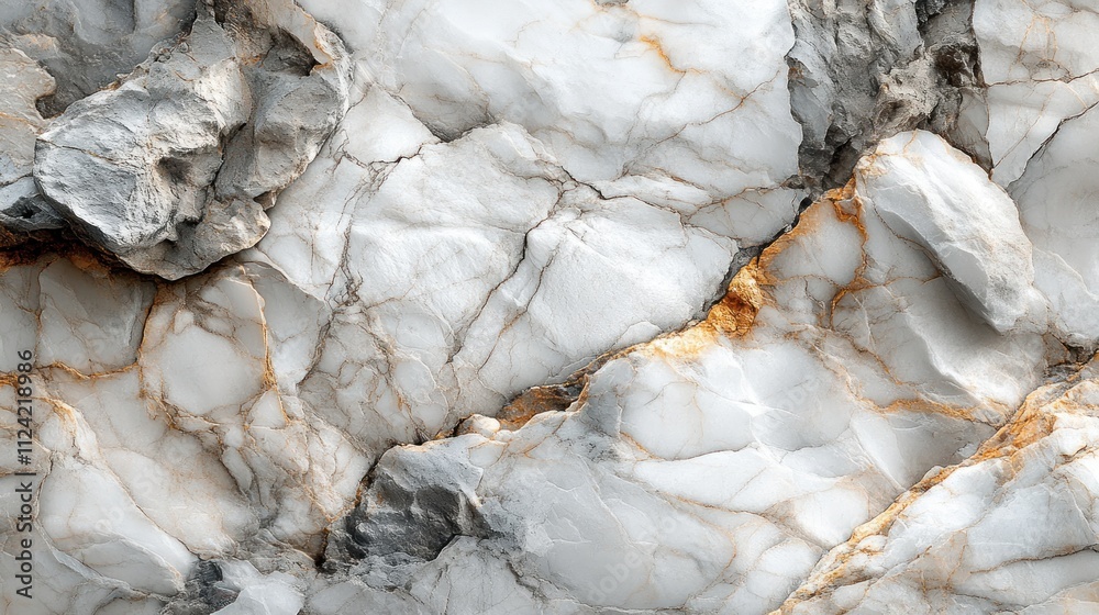 Close-up view of a textured marble surface with intricate veins. Close-up view of a textured marble surface with intricate veins.