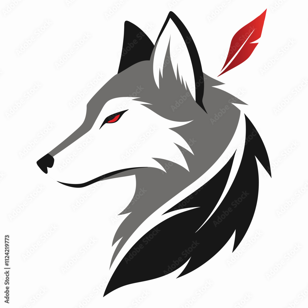 wolf head vector wolf head vector