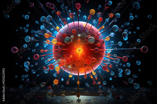 Visual representation of immune system activation through immunotherapy