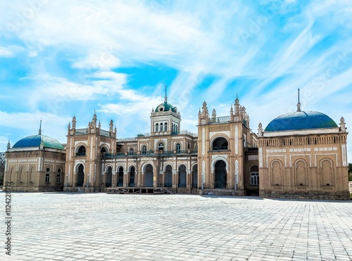The Palace of the Emir of Bukhara in Kagan, Uzbekistan.