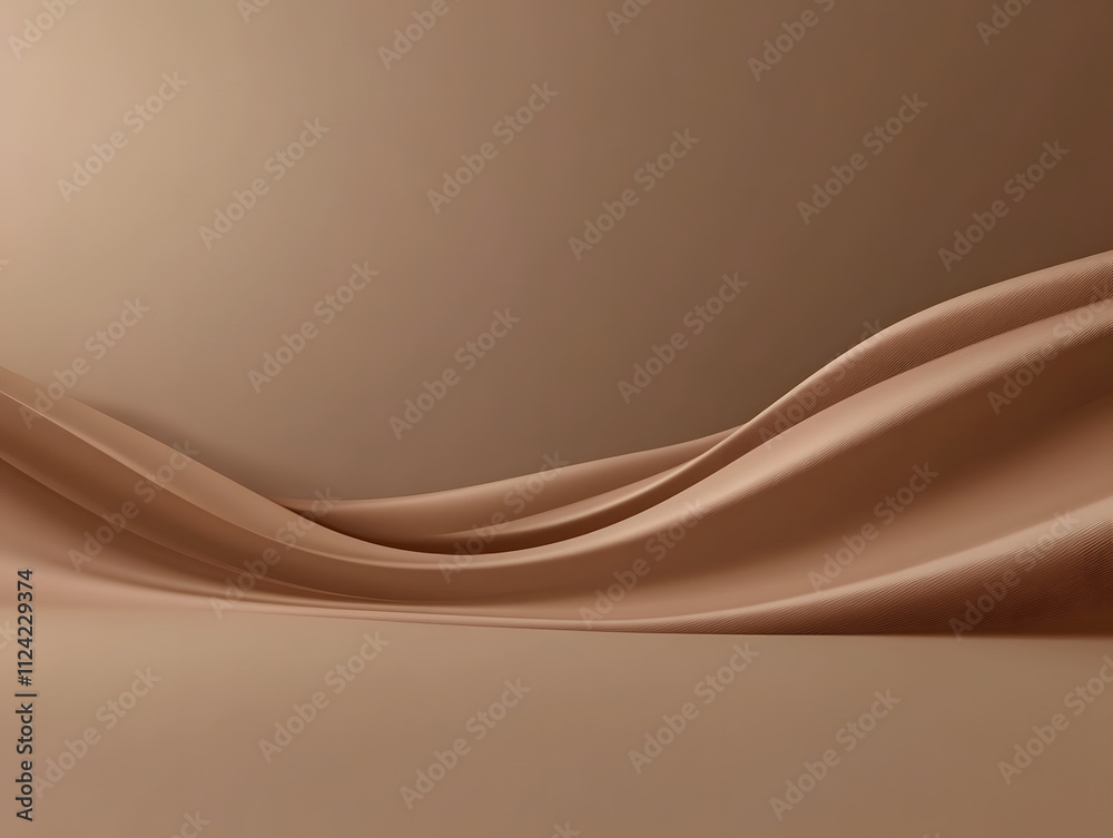 A smooth, flowing fabric in warm tones creating a serene and elegant atmosphere. A smooth, flowing fabric in warm tones creating a serene and elegant atmosphere.