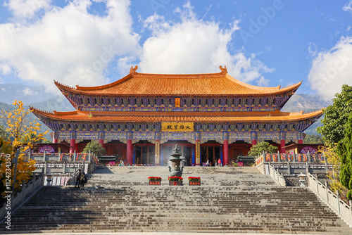 Three Pagodas of Chongsheng Temple, Dali, Yunnan, China