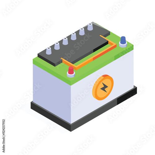 Take a look at this amazing icon of car battery