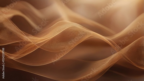 Brown color elegant mesh blur Abstract blurred background