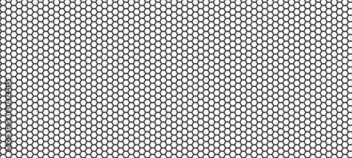 Black Hexagon Abstract background. White Paper Texture. Vector Illustration.