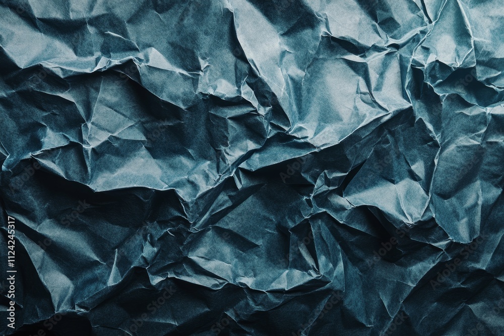 Captivating high-resolution texture of crumpled paper featuring detailed folds and creases, ideal for creative and design applications Captivating high-resolution texture of crumpled paper featuring detailed folds and creases, ideal for creative and design applications