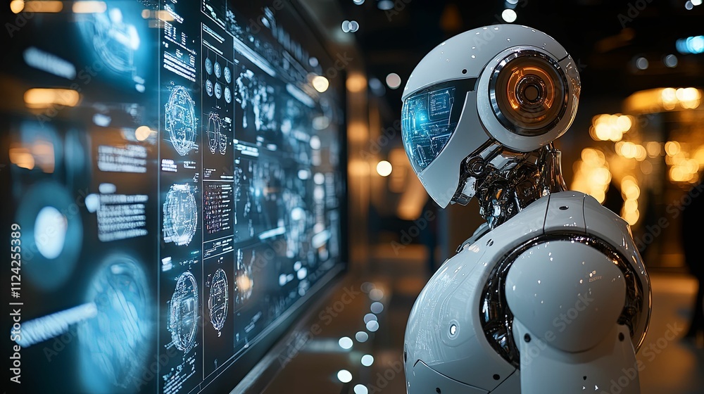 Advanced Robot Analyzing Complex Data Screens Advanced Robot Analyzing Complex Data Screens