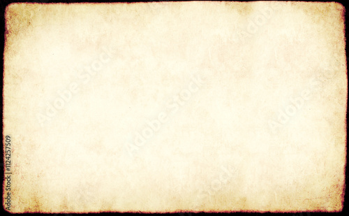 Background with grunge texture of retro paper. Horizontal banner with cardboard texture. Old paper vintage texture. Craft eco paper sheet backdrop with rough grunge shabby scratched textured