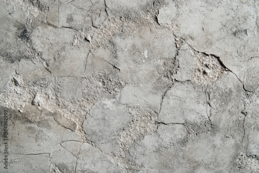 Fototapeta premium Grungy grey concrete floor texture for wallpaper marble design for tiles weathered plaster with scratches and cracks