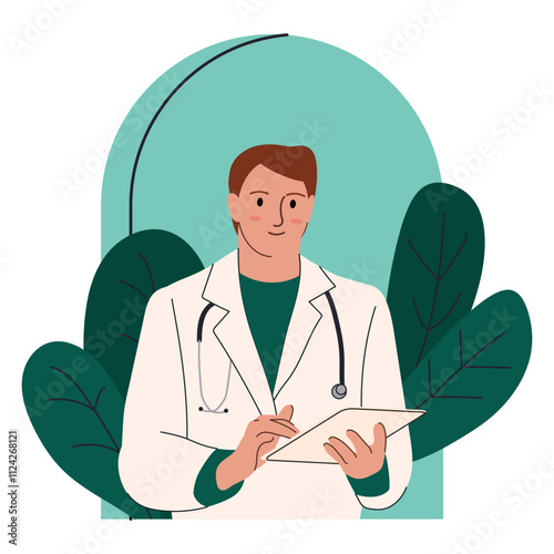 Male Doctor Happy