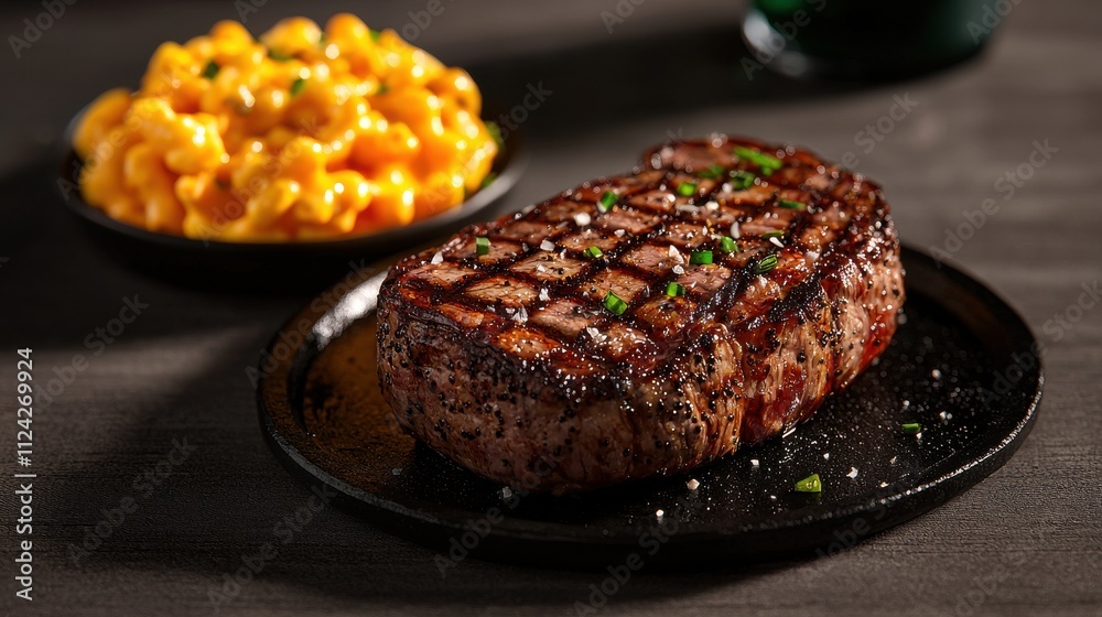 Sizzling steak on hot iron plate restaurant dining experience gourmet cuisine intimate setting close-up view culinary delight Sizzling steak on hot iron plate restaurant dining experience gourmet cuisine intimate setting close-up view culinary delight