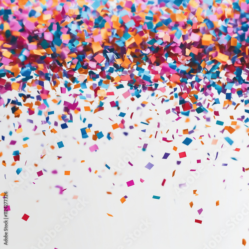 confetti on white