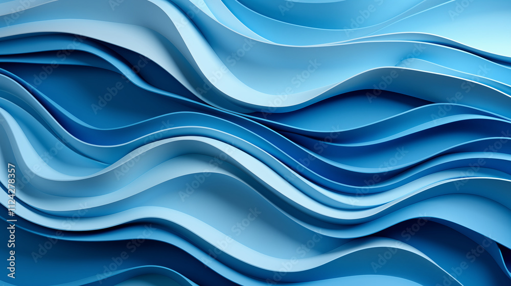 Blue abstract paper carve background. Blue abstract paper carve background.