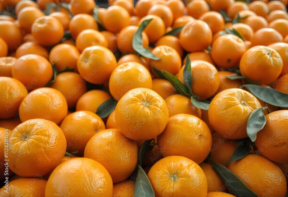 A large group of fresh, ripe oranges or tangerines. The oranges are bright orange in color and appear juicy and plump A large group of fresh, ripe oranges or tangerines. The oranges are bright orange in color and appear juicy and plump