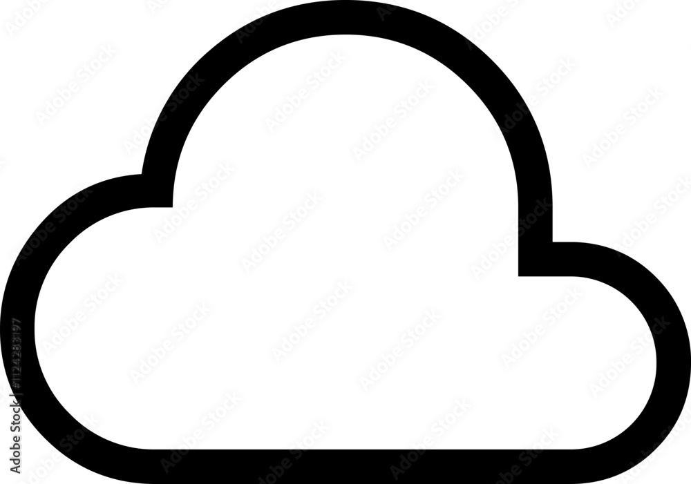 Icon Cloud for website, app, ui/ux design Icon Cloud for website, app, ui/ux design