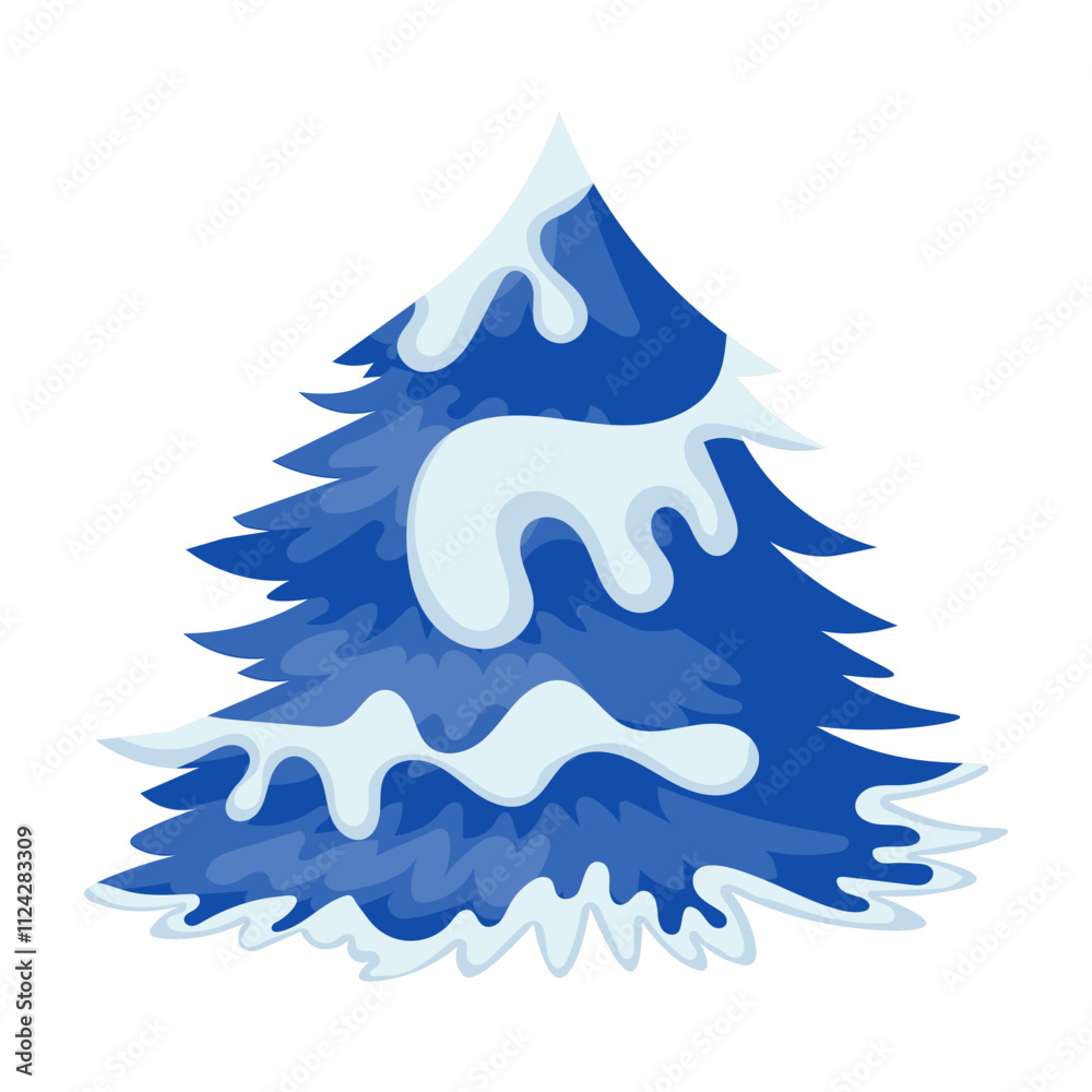 Obraz premium Winter Tree Illustration