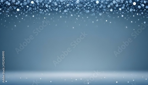 Clear Plain Shiny Warm Soft Vintage Bokeh Cloudy Wave Like Geometric Blue Background or Texture