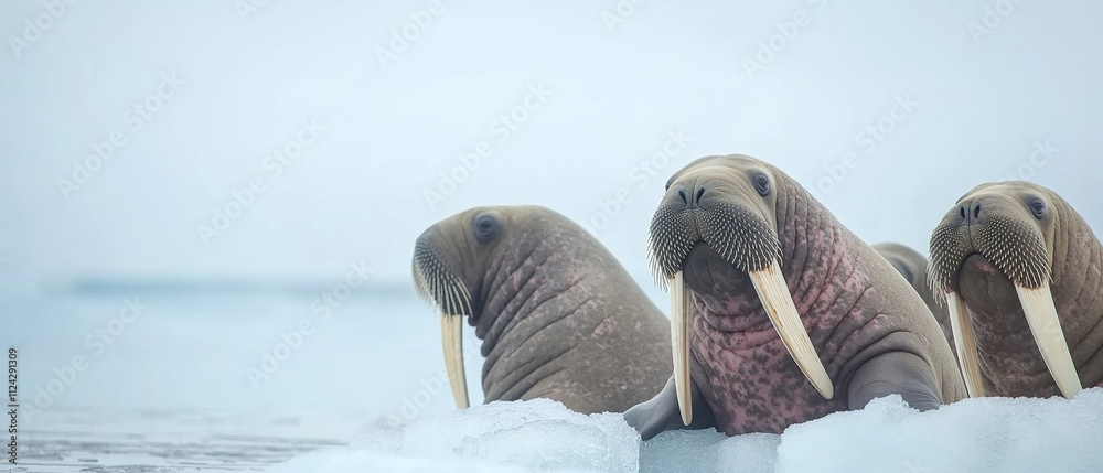 a group of walrus. a group of walrus at the poles a group of walrus. a group of walrus at the poles