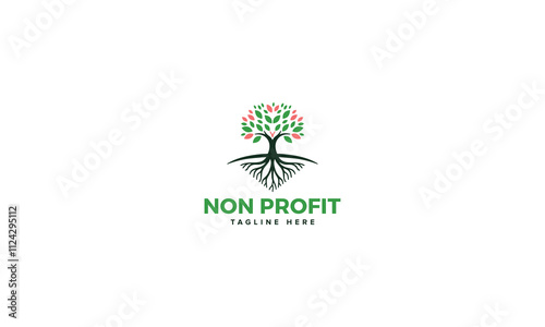 Innovative Charity Logo Vector Design, Nonprofit Logo Collection for Community Care