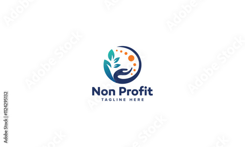 Innovative Charity Logo Vector Design, Nonprofit Logo Collection for Community Care