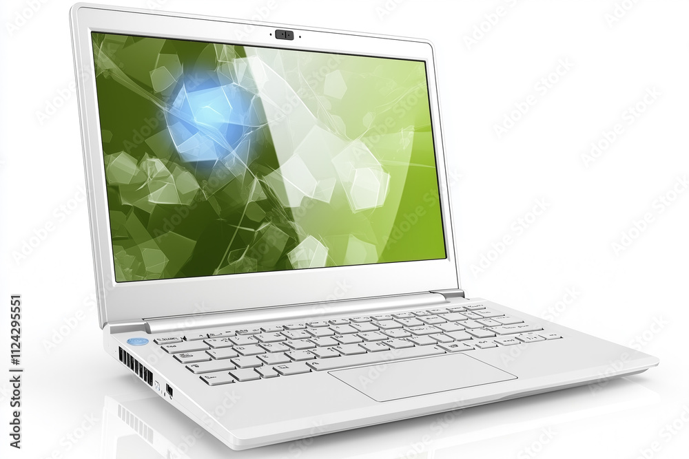 Modern Slim Laptop Design with a Sleek Aesthetic and Vibrant Screen Display Ideal for Contemporary Workspaces and Personal Use Modern Slim Laptop Design with a Sleek Aesthetic and Vibrant Screen Display Ideal for Contemporary Workspaces and Personal Use