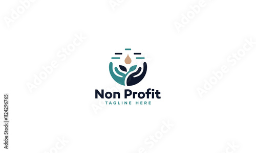 Innovative Charity Logo Vector Design, Nonprofit Logo Collection for Community Care