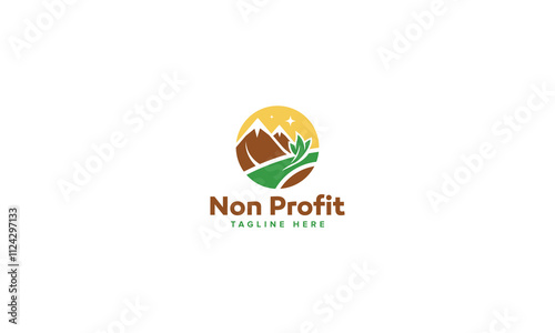 Innovative Charity Logo Vector Design, Nonprofit Logo Collection for Community Care