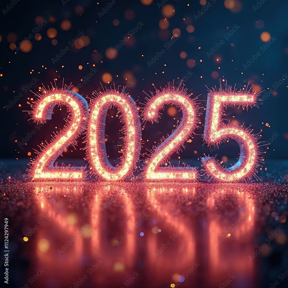 New Year's Eve 2025 Festive Theme Background New Year's Eve 2025 Festive Theme Background
