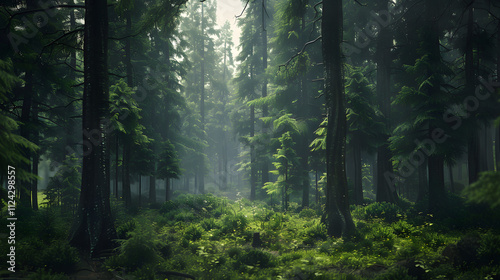 Dense forest realistic