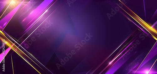 Purple and gold luxury abstract background