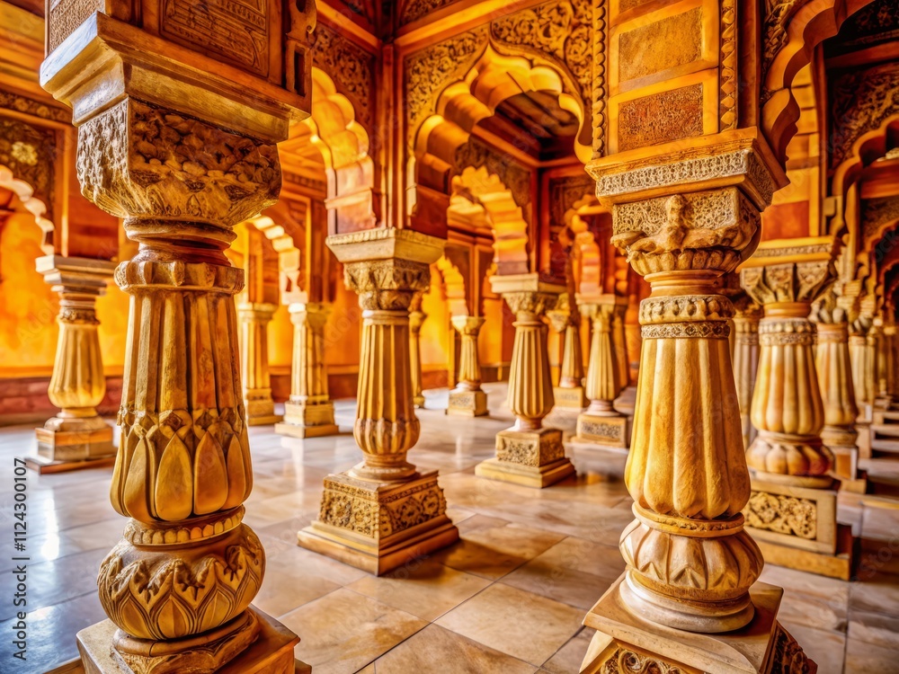 Amber Fort Jaipur Macro Photography: Intricate Columns, Stone Details ...