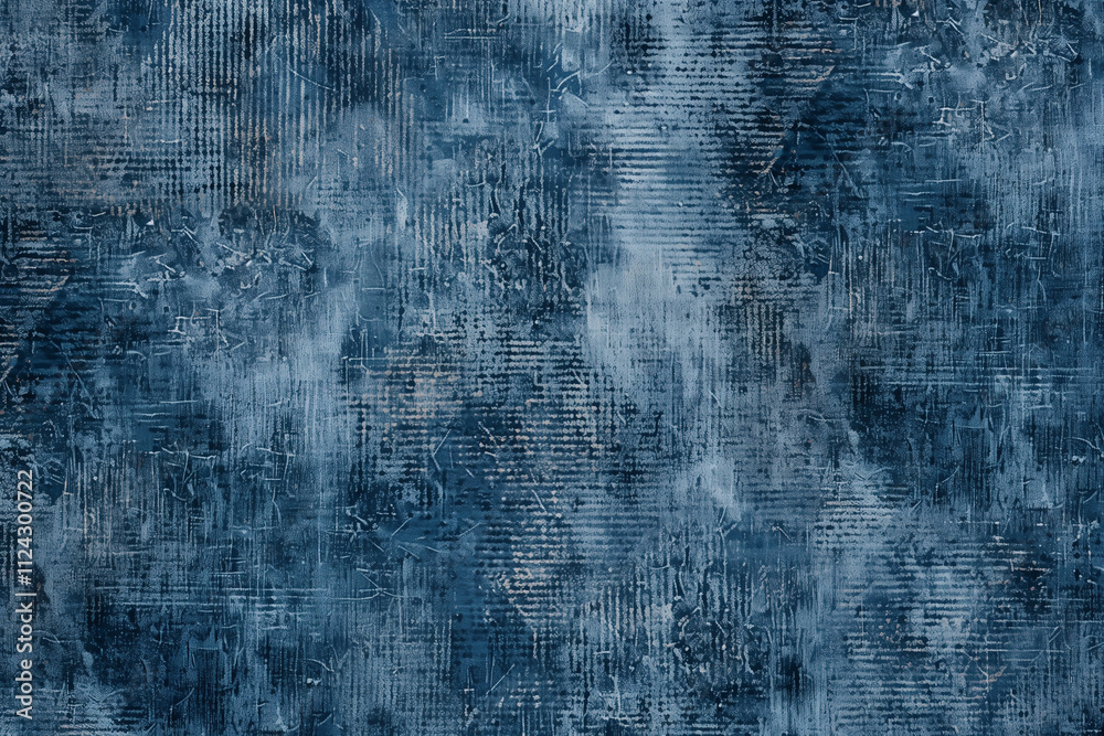 Denim cloth highlighting the rich texture and stitching details. Denim cloth highlighting the rich texture and stitching details.