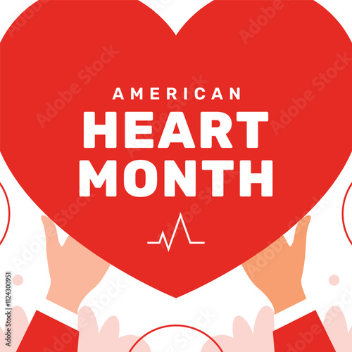 American Heart Month Design Awareness Collection