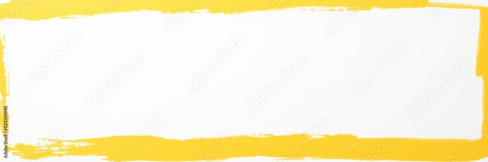 Abstract modern painting with black, white, and yellow brush strokes on a minimalist background, featuring an empty rectangle in the center for text or design, painting, minimalist, empty rectangle Abstract modern painting with black, white, and yellow brush strokes on a minimalist background, featuring an empty rectangle in the center for text or design, painting, minimalist, empty rectangle