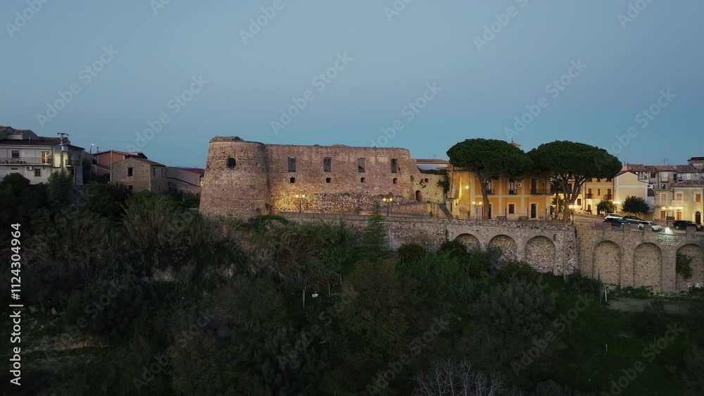 Castle Of Ardore Superiore Ancient Medieval Italian Hamlet In Calabria Region Castle Of Ardore Superiore Ancient Medieval Italian Hamlet In Calabria Region