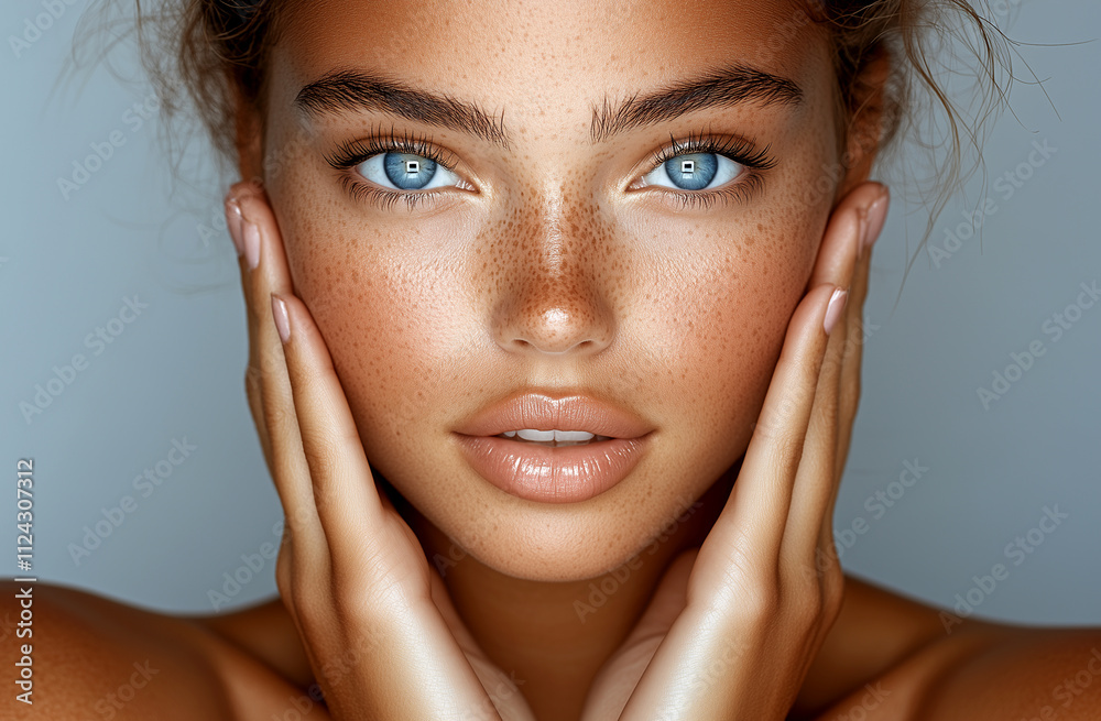 © Bonya Sharp Claw - A woman with blue eyes and a tan complexion. She is wearing makeup and has a smile on her face © Bonya Sharp Claw - A woman with blue eyes and a tan complexion. She is wearing makeup and has a smile on her face