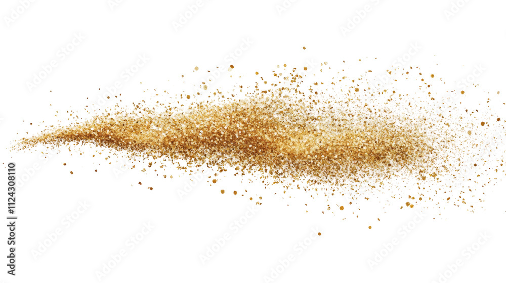 Gold Falling Confetti with Glitter Dust Gold Falling Confetti with Glitter Dust