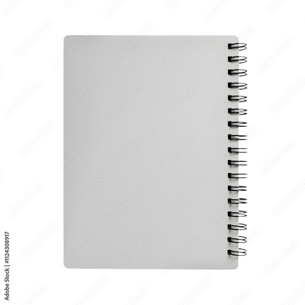 blank notebook isolated on transparent background blank notebook isolated on transparent background