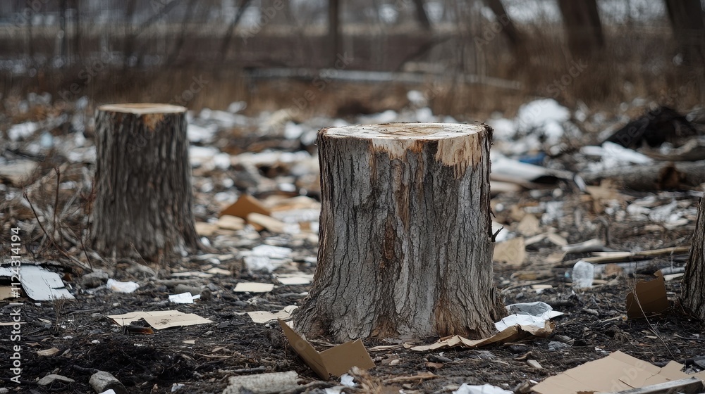 Deforestation in the Wilderness: A Somber Reminder Deforestation in the Wilderness: A Somber Reminder