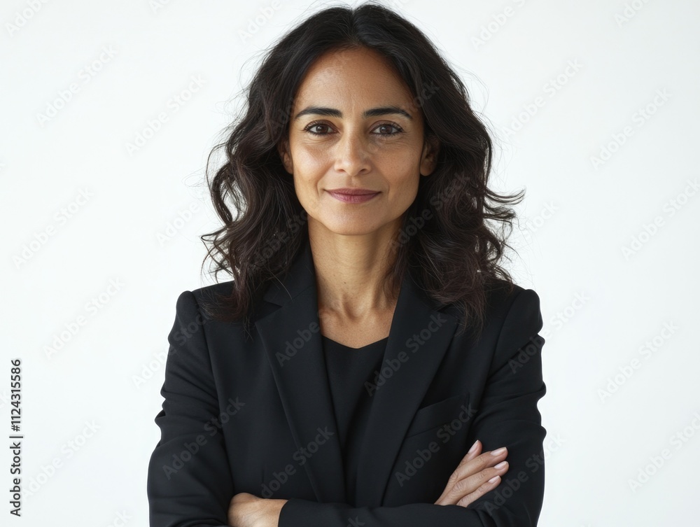 Confident Businesswoman with Direct Eye Contact Confident Businesswoman with Direct Eye Contact