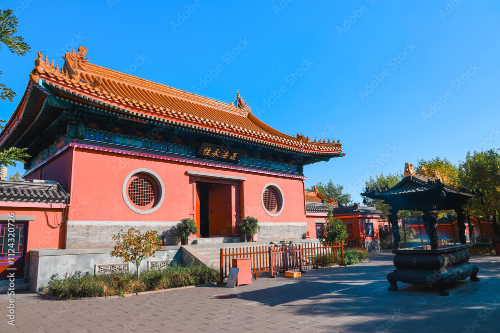 Chaoyin Temple, Binhai New Area, Tianjin, China Chaoyin Temple, Binhai New Area, Tianjin, China