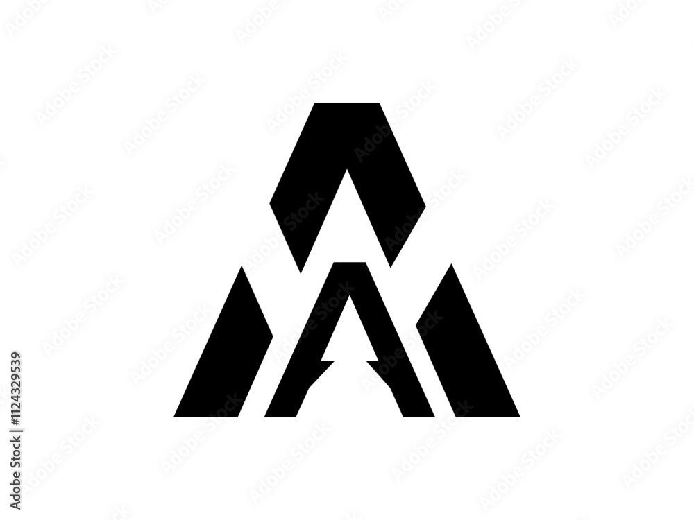 Modern A Logo Design Art Modern A Logo Design Art